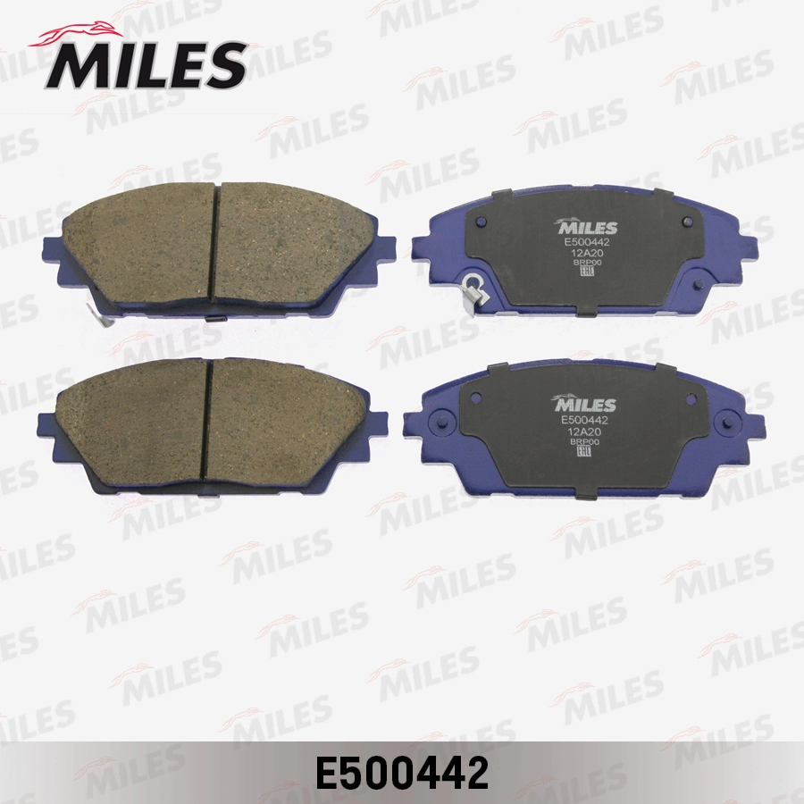 Комплект тормозных колодок дисковый тормоз MILES E500442