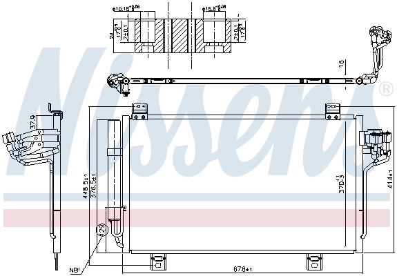 Конденсатор кондиционер first fit NISSENS 940775