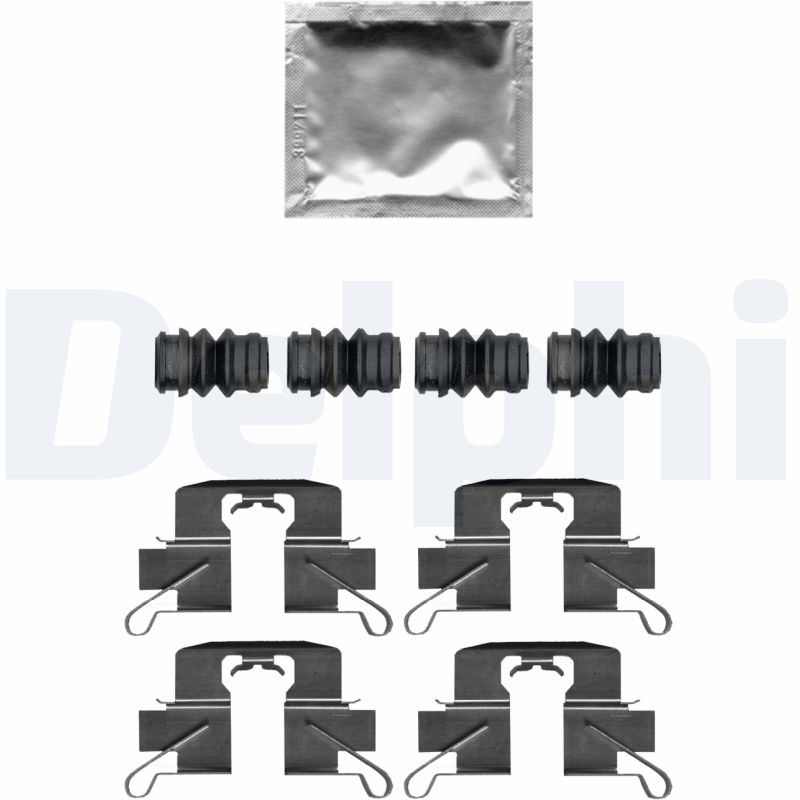 Комплектующие колодки дискового тормоза DELPHI LX0696