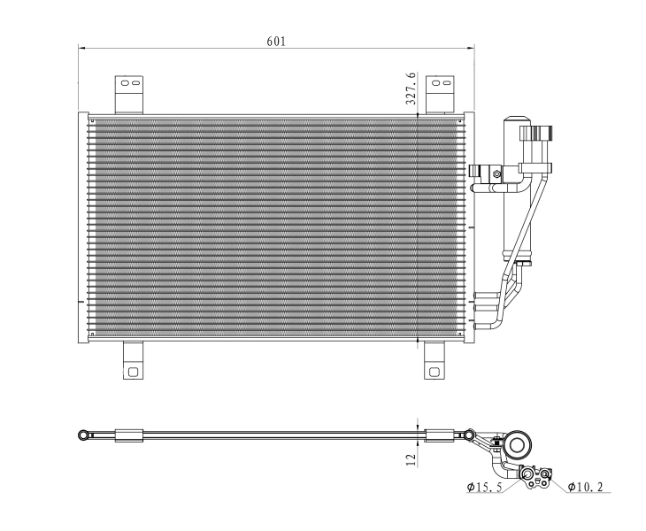 Конденсатор кондиционер easy fit NRF 350361