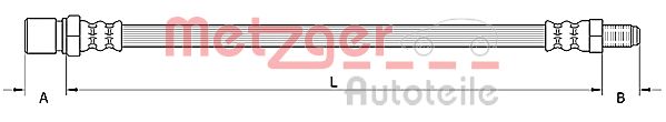 Тормозной шланг greenparts METZGER 4110805