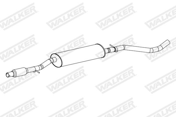 Глушитель выхлопных газов конечный WALKER PRODUCTS 24324