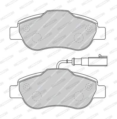 Комплект тормозных колодок дисковый тормоз premier eco friction FERODO FDB5097
