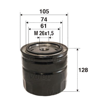 Масляный фильтр VALEO 586032