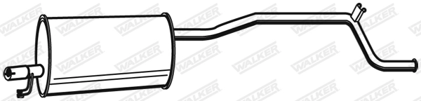 Глушитель выхлопных газов конечный WALKER PRODUCTS 21619