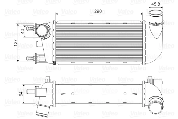 Интеркулер VALEO 818582