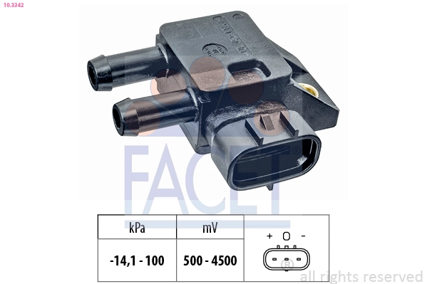 Датчик давления воздуха высотный корректор made in italy - oe equivalent FACET 10.3342