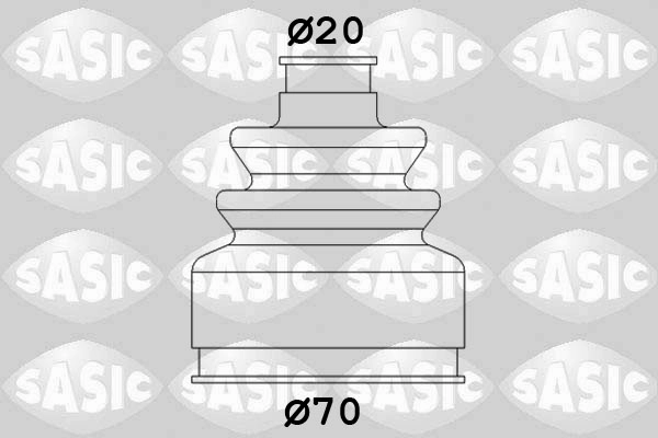 Комплект пыльника приводной вал SASIC 2873743