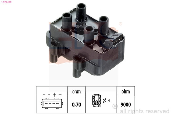 Катушка зажигания made in italy - oe equivalent EPS 1.970.189