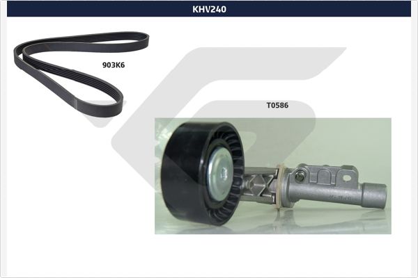Поликлиновой ременный комплект HUTCHINSON KHV 240
