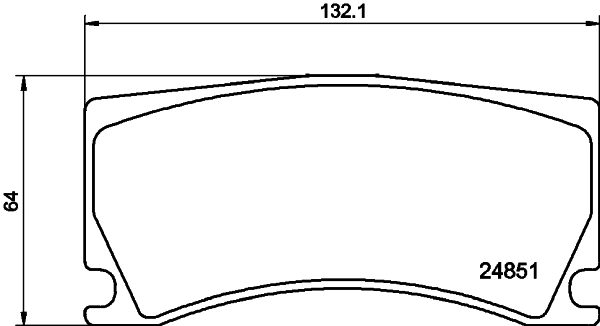 Комплект тормозных колодок дисковый тормоз HELLA/BEHR/PAGID 8DB 355 014-101