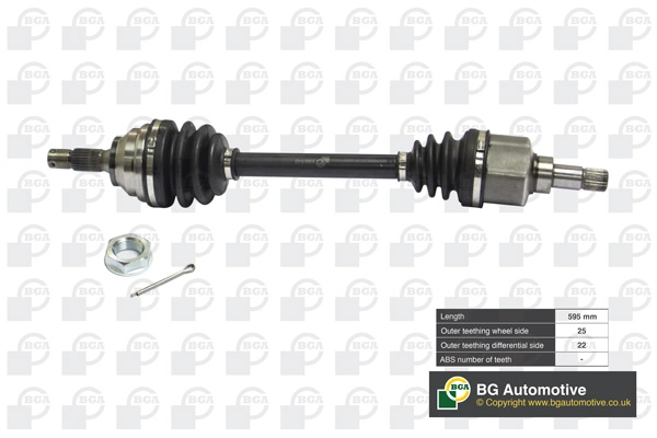 Приводной вал BGA DS1408L