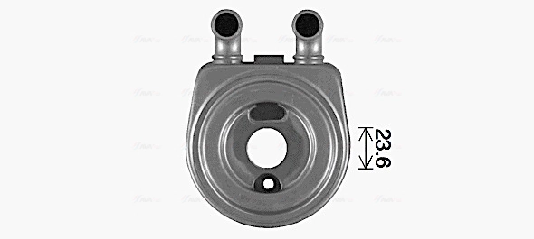 Масляный радиатор двигательное масло AVA QUALITY COOLING PE3427