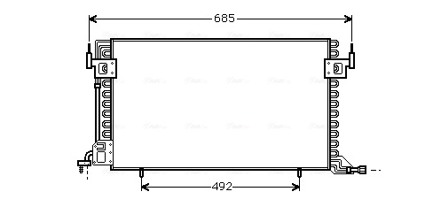 Конденсатор кондиционер AVA QUALITY COOLING CN5100