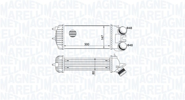 Интеркулер MAGNETI MARELLI 351319205110