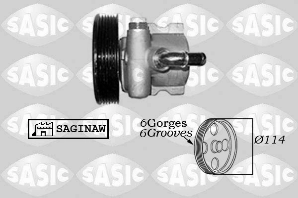 Гидравлический насос рулевое управление SASIC 7070016