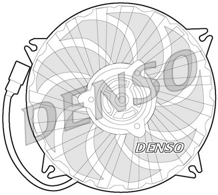 Вентилятор охлаждение двигателя DENSO DER21019