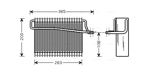 Испаритель кондиционер AVA QUALITY COOLING PEV039