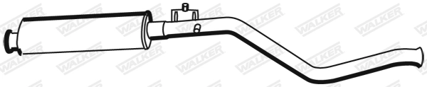 Средний глушитель выхлопных газов WALKER PRODUCTS 19564
