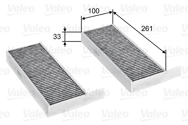 Фильтр воздух во внутренном пространстве valeo protect VALEO 715805