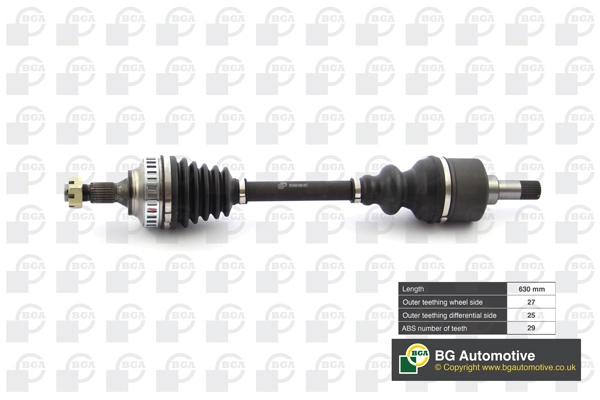 Приводной вал BGA DS6723LA