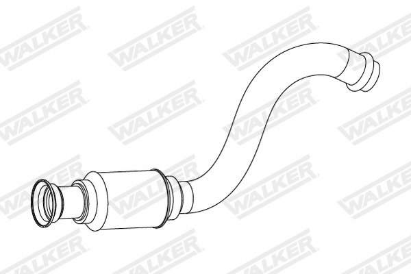 Труба выхлопного газа WALKER PRODUCTS 10853