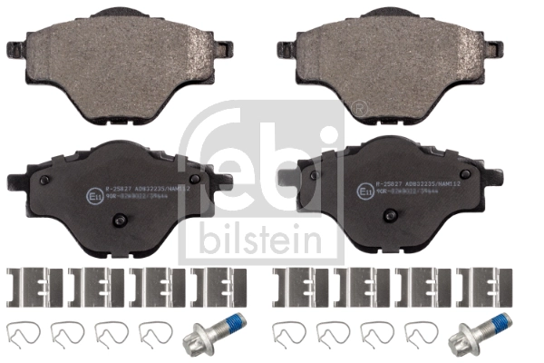 Комплект тормозных колодок дисковый тормоз FEBI BILSTEIN 116242