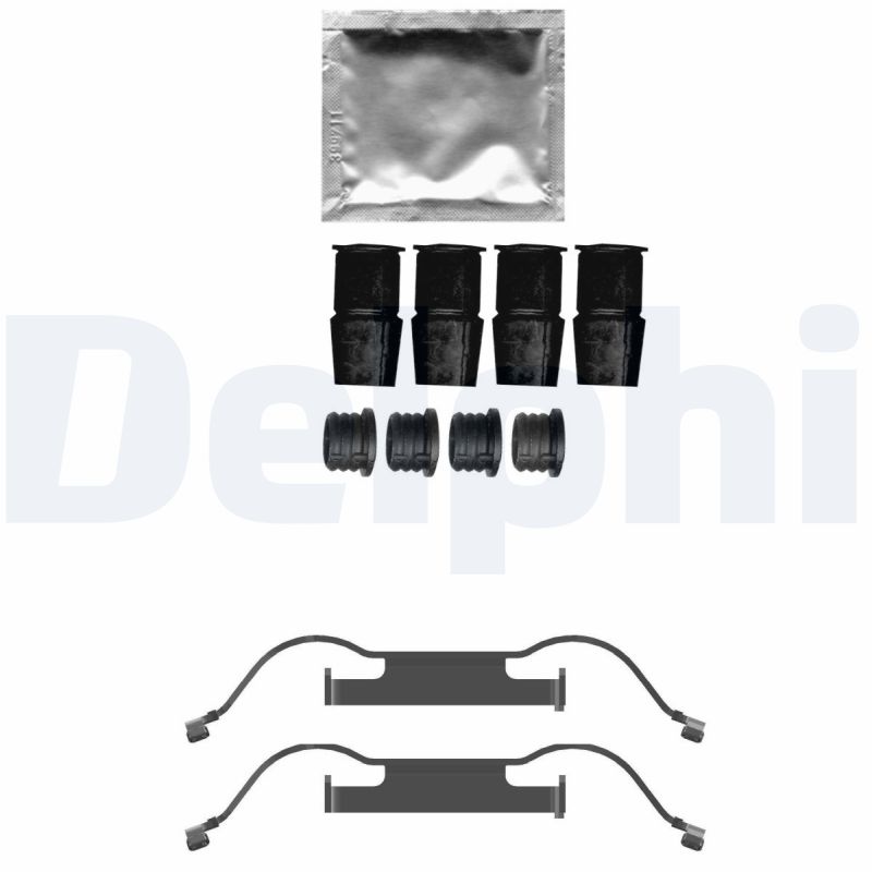 Комплектующие колодки дискового тормоза DELPHI LX0733