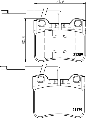Комплект тормозных колодок дисковый тормоз HELLA/BEHR/PAGID 8DB 355 007-811