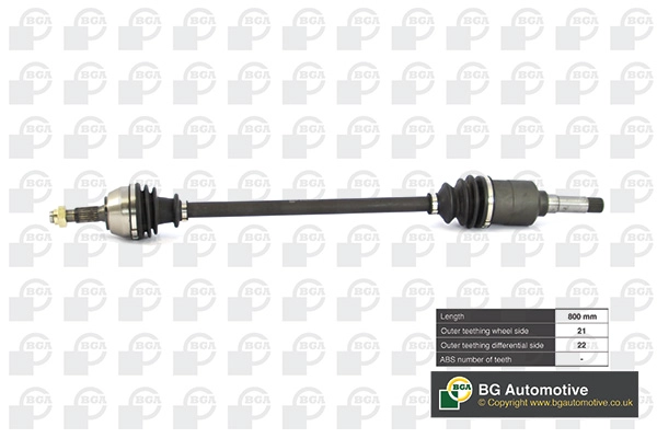 Приводной вал BGA DS1432R