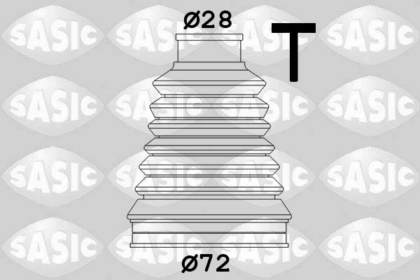 Комплект пыльника приводной вал SASIC 2933133
