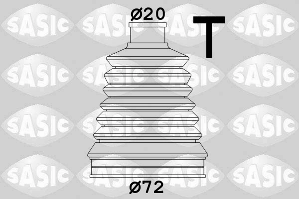 Комплект пыльника приводной вал SASIC 2933083