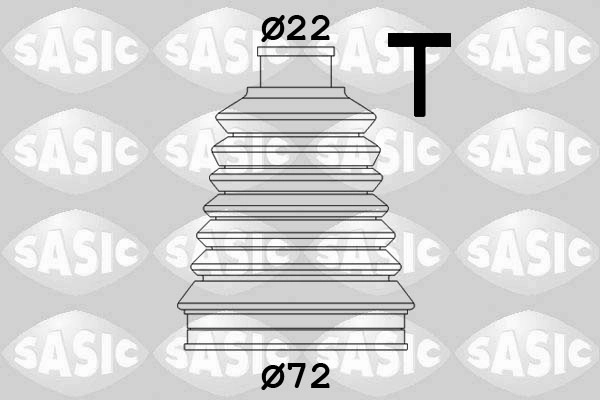 Комплект пыльника приводной вал SASIC 2933113
