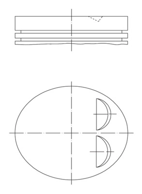 Поршень MAHLE/KNECHT 039 PI 00122 000