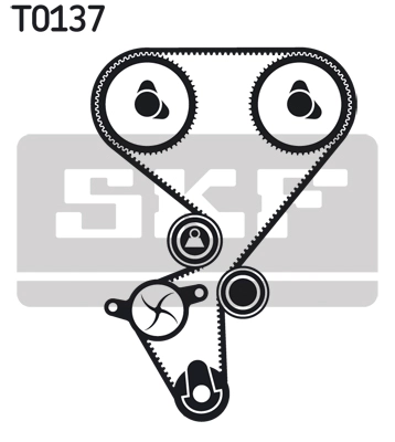 Водяной насос + комплект зубчатого ремня SKF VKMC 03130