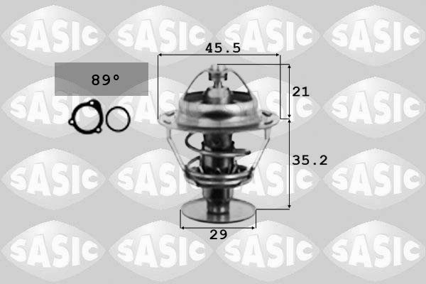 Термостат охлаждающая жидкость SASIC 3381211