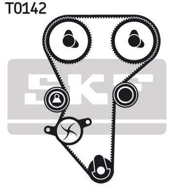 Водяной насос + комплект зубчатого ремня SKF VKMC 03214