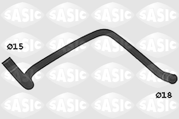 Шланг радиатора SASIC SWH0364