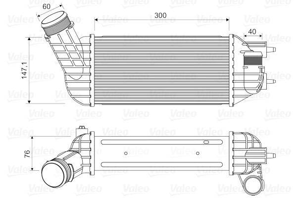 Интеркулер VALEO 818652