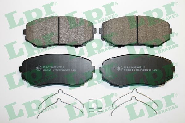 Комплект тормозных колодок дисковый тормоз LPR 05P2208