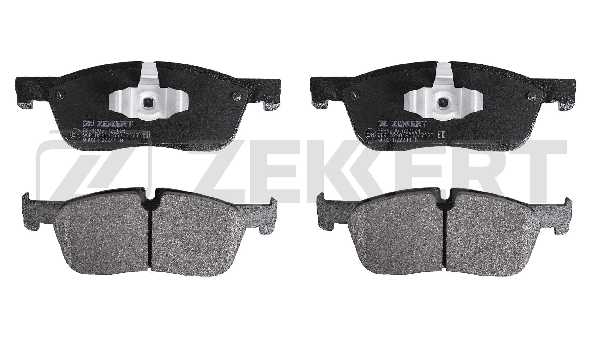 Комплект тормозных колодок дисковый тормоз ZEKKERT BS1295
