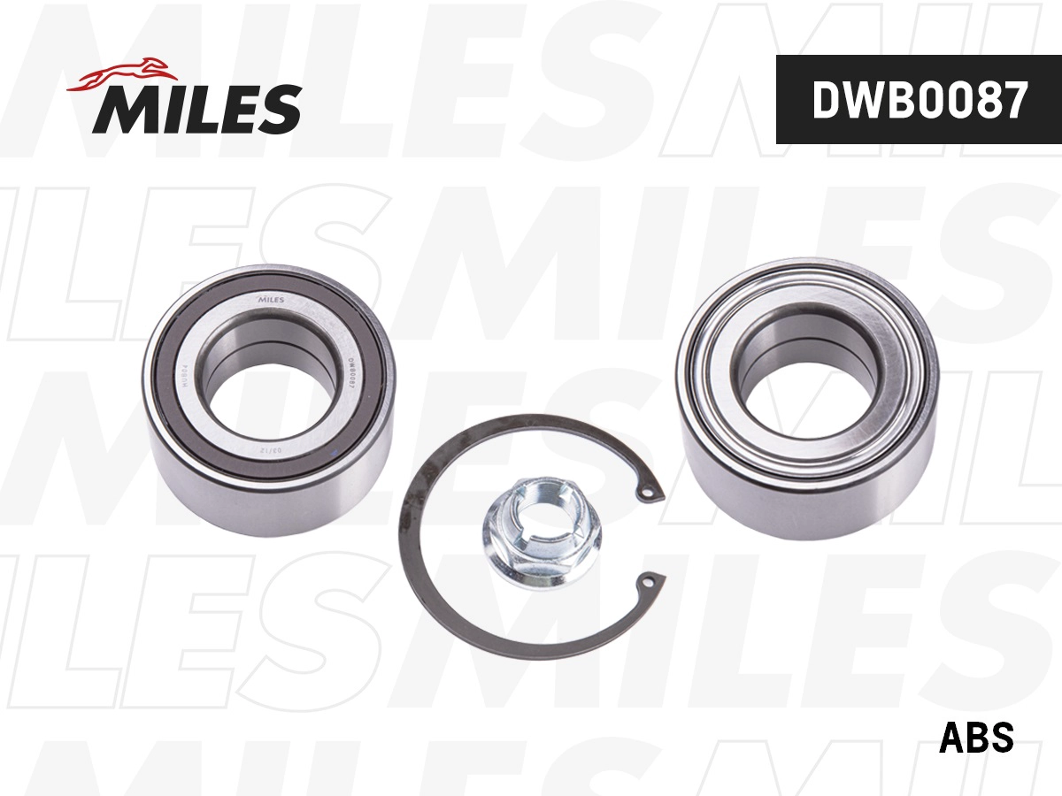 Комплект подшипника ступицы колеса MILES DWB0087