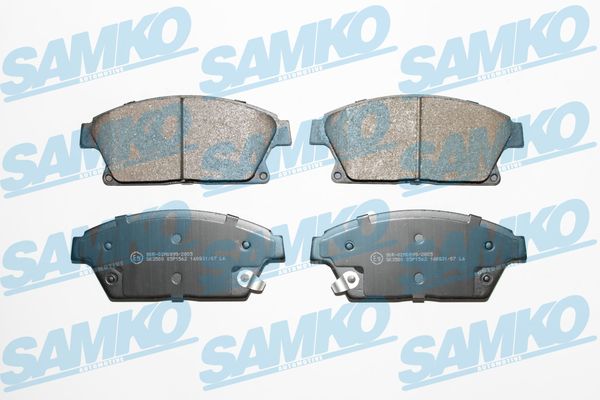 Комплект тормозных колодок дисковый тормоз SAMKO 5SP1562