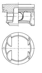 Поршень KOLBENSCHMIDT 41006610