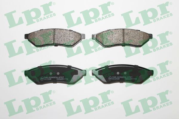 Комплект тормозных колодок дисковый тормоз LPR 05P1198