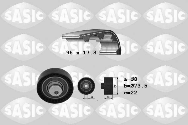 Комплект ремня грм SASIC 1754022