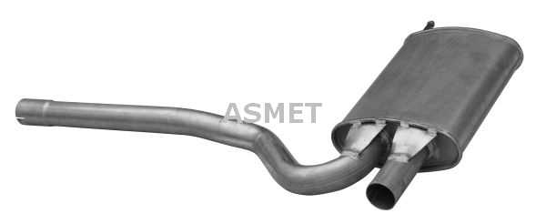 Средний глушитель выхлопных газов ASMET 06.010