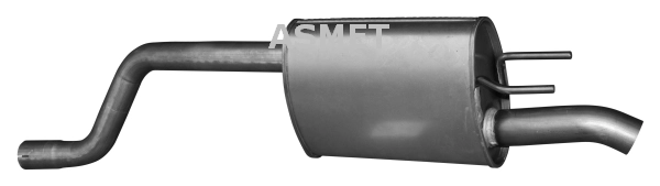 Глушитель выхлопных газов конечный ASMET 05.194