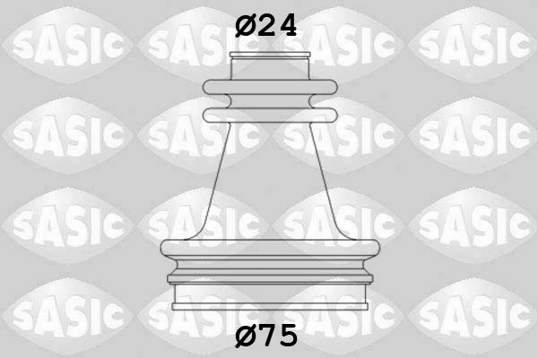 Комплект пыльника приводной вал SASIC 4003416
