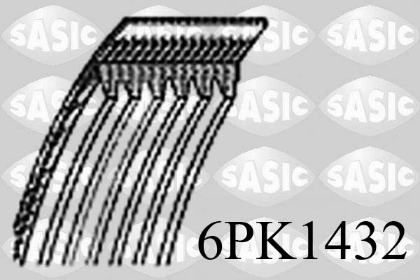 Поликлиновой ремень SASIC 6PK1432
